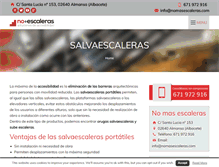 Tablet Screenshot of nomasescaleras.com